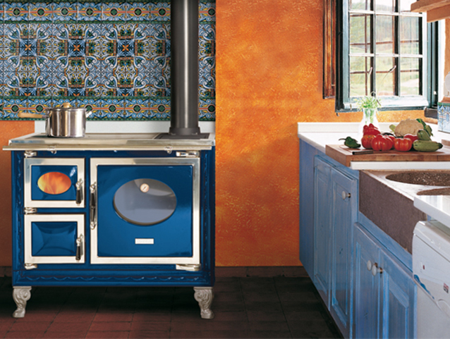 Cocina de gas y lena EPOCA